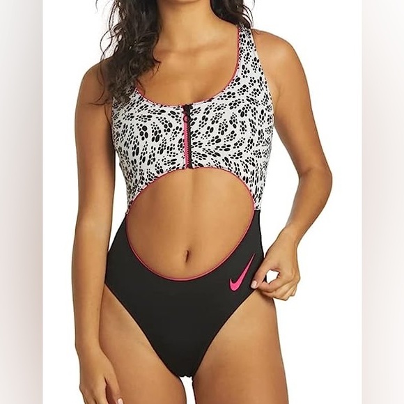 Nike NWT Party Dots Cutout One Piece - Picture 6 of 7